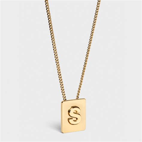 celine alphabet necklace buy online|celine alphabet for women.